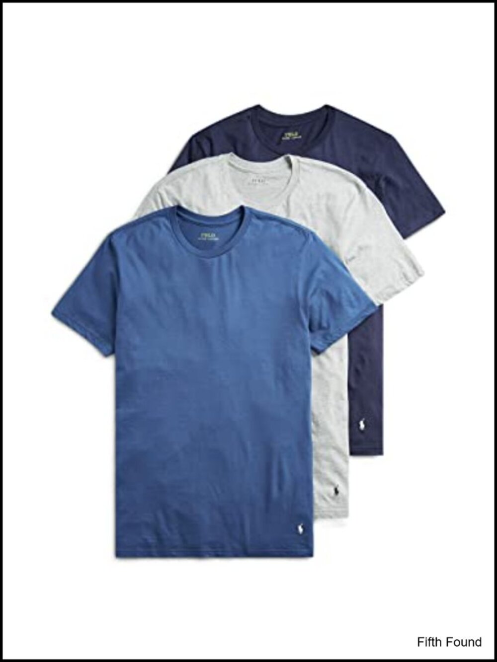 Slim Fit Cotton Undershirts 3-Pack Moisture Wicking Crew Neck Tees